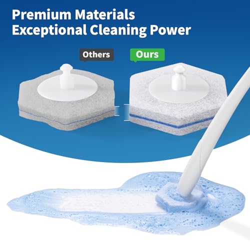 Compatible with Clorox Toilet Wand – Disposable Toilet Brush Head Refills (60 Count), Wand Not Included - size: 60 Count