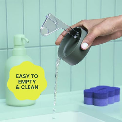 Brite by Scotch-Brite Scrub & Wipe with Drain + Dry Stand, Kitchen Sponge for Washing Dishes, 1 Scrub Sponge - color: Style, size: 1 Pack, style: Scrub & Wipe Kit