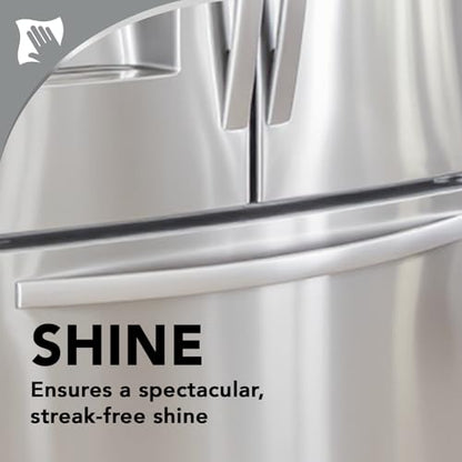 Weiman Stainless Steel Cleaner & Polish, 2 Pack Aerosol, Anti Fingerprint Spray Stainless Steel Cloth, Water Spots & Grease, No Streaks or Residue, Safe for Metal Polish, Chrome, Appliances & Sinks - size: 34 Ounce (Pack of 1)