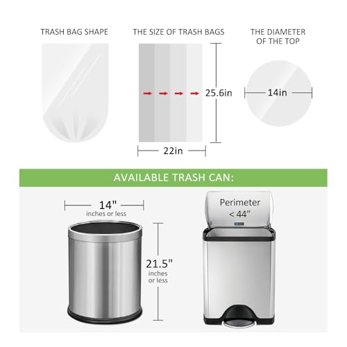 8 Gallon 130 Counts Strong Trash Bags Garbage Bags by RayPard, fit 30 Liter Kitchen Waste Basket, Medium Trash Bags Can Liners for Home Office Kitchen Bathroom Bedroom, Black - style: 130-8 Gallon-Black