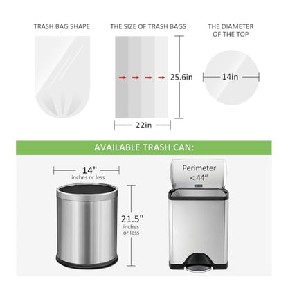 8 Gallon 130 Counts Strong Trash Bags Garbage Bags by RayPard, fit 30 Liter Kitchen Waste Basket, Medium Trash Bags Can Liners for Home Office Kitchen Bathroom Bedroom, Black - style: 130-8 Gallon-Black