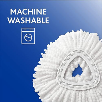 O-Cedar EasyWring Spin Mop Head Refill (Pack of 3) - size: 3 - Pack, style: EasyWring