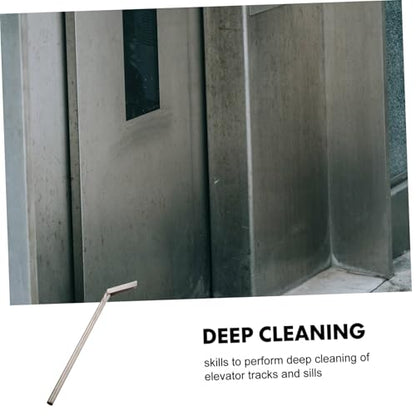 Amosfun Elevator Groove Cleaning Scraper for Deep Dirt Removal User-Friendly Tool for Efficient Maintenance Commercial and Residential Spaces - size: 23.50X4.00X1.00CM