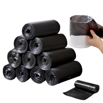 Mini Strong Trash Bags, 0.5 Gal Small Garbage Bags for Desktop Mini Trash Can, 300 Counts, Black - color: Black