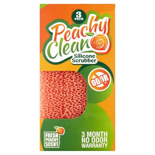Peachy Clean Silicone Scrubber 3pk