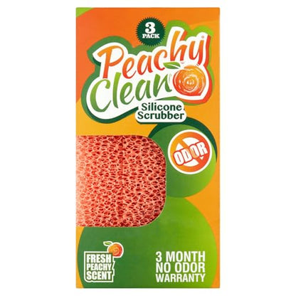 Peachy Clean Silicone Scrubber 3pk