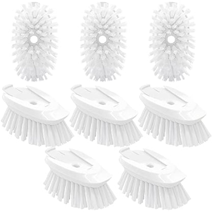 Dish Brush Refill, 8 Pack Soap Dispensing Dish Brush Refills, Dish Brush Replacement Head, Brush Dispenser Refill Fits Soap Dispensing Handle - size: 8 pack