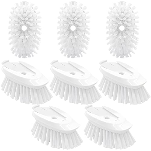 Dish Brush Refill, 8 Pack Soap Dispensing Dish Brush Refills, Dish Brush Replacement Head, Brush Dispenser Refill Fits Soap Dispensing Handle - size: 8 pack