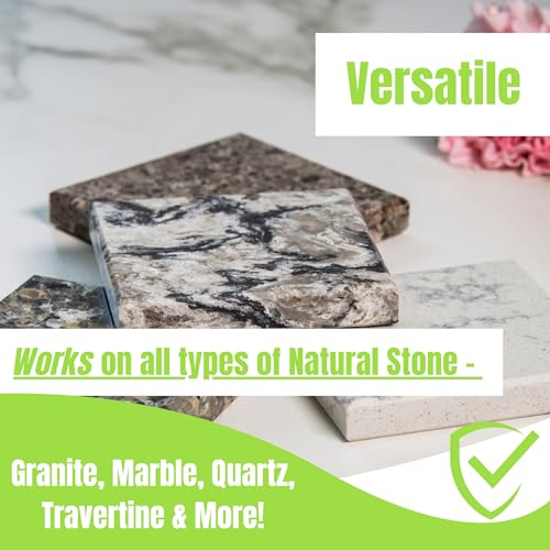 Granite Plus (Cleaner & Sealer) Deep Cleans & Seals All Natural Stone Countertops + Ultimate Grout Cleaner with Brush – Safe for Natural Stone - Acid Free - Lifts Dirt & Stains (2pack) - size: 21.33 Fl Oz (Pack of 3)