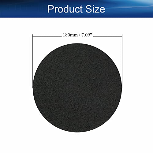 Auniwaig 7 Inch 1200-Grit Scrubber Scouring Pads Drill Power Brush Scuffing Disc Hoop and Loop Surface Conditioning Disc for Bathroom & KitchenTile Cleaning Gray 2Pcs - size: 1200# 2pcs
