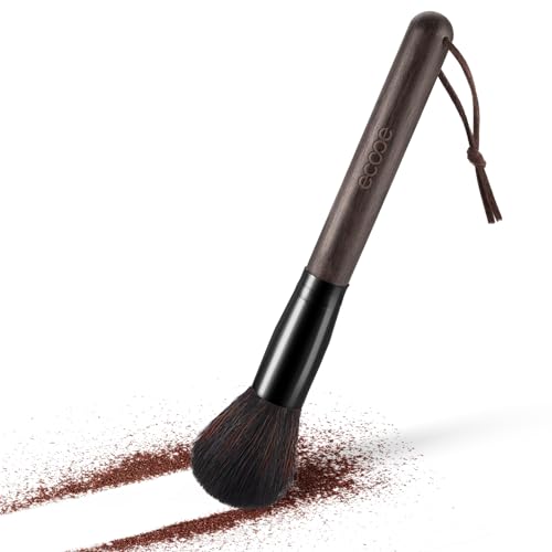 ecooe Coffee Grinder Cleaning Brush, Barista Brush Espresso Machine Accessories, Wood Handle Coffee Machine Accessory Cleaning Brista Brush with Lanyard, Coffee Tool for Barista Bean Grain Coffee Tool - color: Ebony