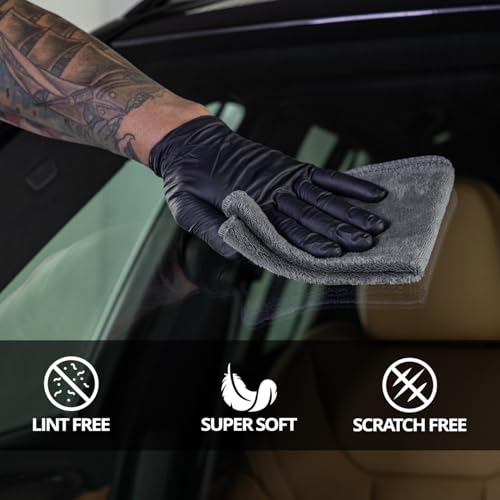 CERAKOTE Microfiber Towels (24 Pack) - Cleaning and Application Towels - Durable 300 GSM Lint-Free Material - Ideal for Cars, Home, Shop and Office - size: 12.5" x 12.5" (Pack of 2)