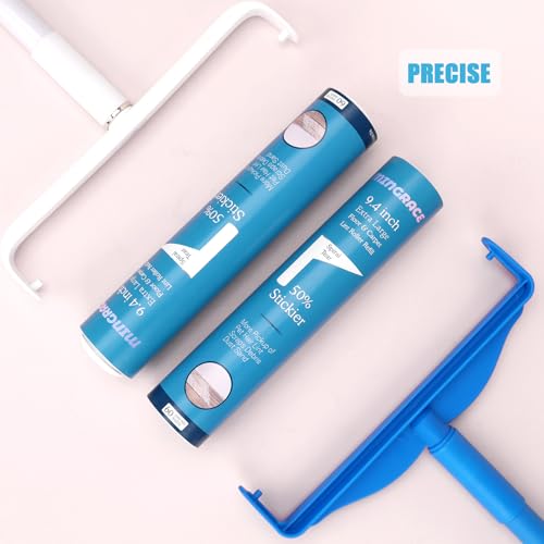 9.4 inch Extra Large Lint Roller Refills for PetLovers Extra-Wide 9.4 inch Giant Floor Lint Roller, 50% Stickier, Pack of 6 Refills, 60 Sheets per Refill, 360 Sheets Total - size: 9.4 inch