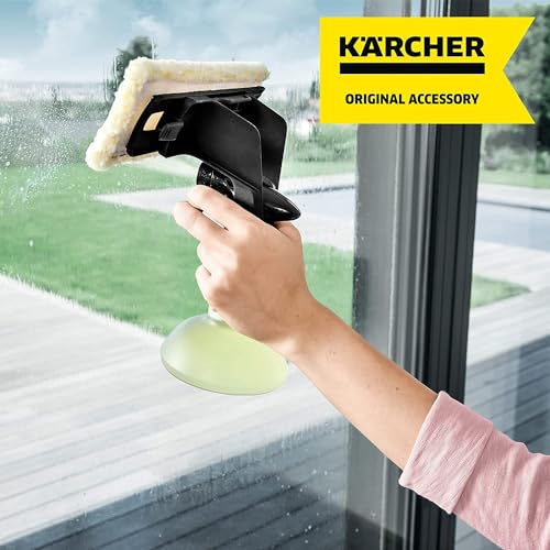 Kärcher WV Window Pads for Indoor Use - Microfiber Window Cloths - Compatible with WV 1 and WV 6 Electric Window Vacuum Squeegees - 2 Pack - style: Indoor Pads