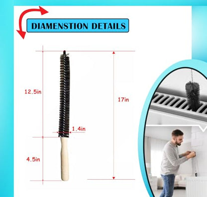 4-Piece Deep Cleaning Brush Set – 3 Slim Crevice Brushes & 1 Long Flexible Appliance Brush – Heavy Duty Scrub Tools for Window Tracks, Grout, Dryer Vents, and Tight Spaces - size: 4pack