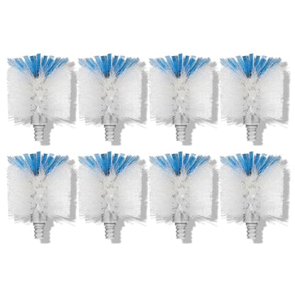 Bottle Brush Refills for OXO Stainless Steel Bottle Brush Only, 8 Pack Bottle Brush Replacement Head for Clean Water Bottle, Baby Bottle, Glasswares, Mugs