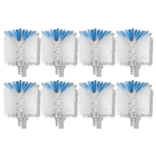 Bottle Brush Refills for OXO Stainless Steel Bottle Brush Only, 8 Pack Bottle Brush Replacement Head for Clean Water Bottle, Baby Bottle, Glasswares, Mugs