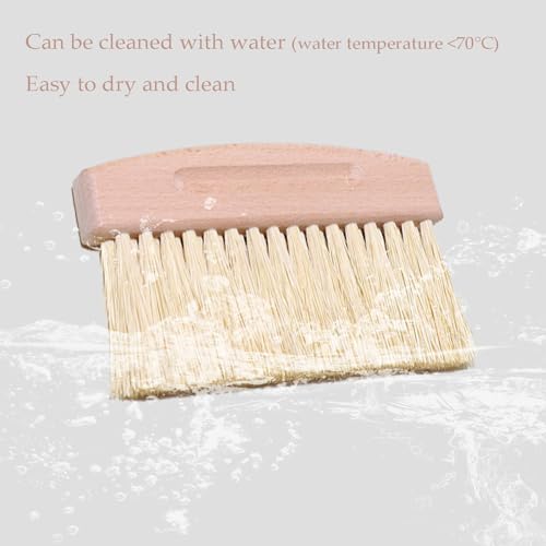 Mini Broom and Dustpan Set Small Metal Dustpan and Brush Set Hand Whisk Broom for Home Office Desktop Sofa Pet Care Household Cleaning (PET bristles, Black) - color: Black