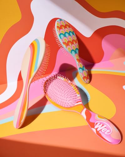 Wet Brush Original Detangler, Ice Cream (Sun Days), Ultra-Soft IntelliFlex Bristles Glide Through Tangles, Detangling Hair Brush (Wet & Dry), Women & Men, Limited Edition - color: Sun Days Ice Cream