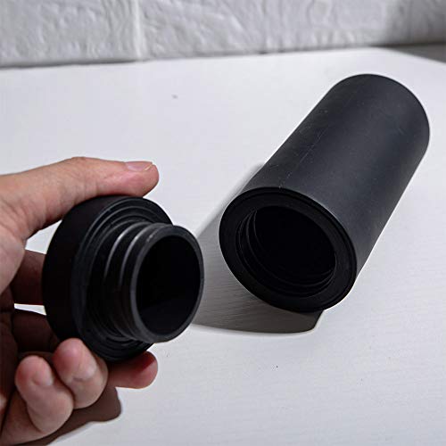 Dishwashing Soap Dispenser,Dishwashing Liquid Dispenser,Dish Detergent Dispenser,Dish Soap Silicone Squeeze Bottle for Kitchen and Bathroom. (Black) - color: Black
