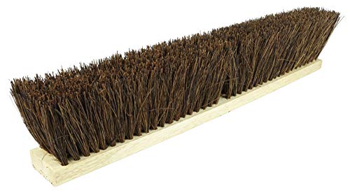 Weiler 44584 24" Block Size, Hardwood Block, Palmyra Fill, Contractor Coarse Sweeping Broom, Made in the USA - style: Palmyra