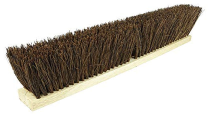 Weiler 44584 24" Block Size, Hardwood Block, Palmyra Fill, Contractor Coarse Sweeping Broom, Made in the USA - style: Palmyra