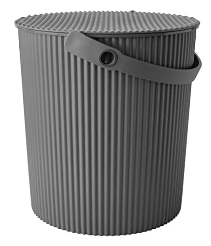 Yahata Kasei 235804 Omniutti Bucket with Lid, New Gray, LL, 5.3 gal (20 L), Neutral - color: New Grey, style: LL Size: 6.5 gal (20 L)