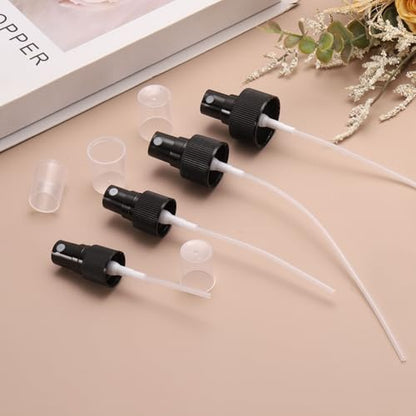 uxcell Spray Top 12Pcs 28/410 Plastic Fine Mist Reusable Replacement Black | Spray Bottle Pump Plastic Top Reusable Replacement for Cosmetic Perfume and Body Sprays Bottle - color: Black, size: 28/410