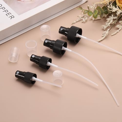 uxcell Spray Top 50Pcs 20/410 Plastic Fine Mist Reusable Replacement Black | Spray Bottle Pump Plastic Top Reusable Replacement for Cosmetic Perfume and Body Sprays Bottle - color: Black, size: 20/410