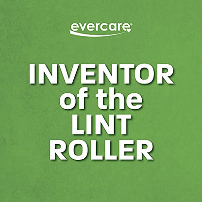 Evercare Giant Extreme Stick Lint Roller Brushes with 60 Easy-Peel Sheets, Pack of 5 Refillable Lint Rollers for Hair and Debris (300 Sheets Total) - size: 5 Rollers (300 Sheets)