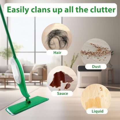 3 Pack Spray Mop Pad Refill,Reusable Microfiber Spray mop Replacement Head for Multi-Surface Floor Dry and Wet Cleaning mop pad for Multi-Layer Floors(Pads only)