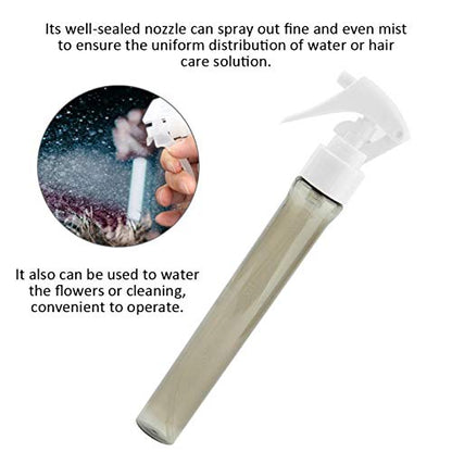 Dioche Mini Spray Bottle - Hairdressing Water Sprayer Tube Shaped Small Water Spray Bottle Refillable Mist Spray Barber Empty Hair Styling Spray Bottle for Haircutting Watering Plants(Brown)