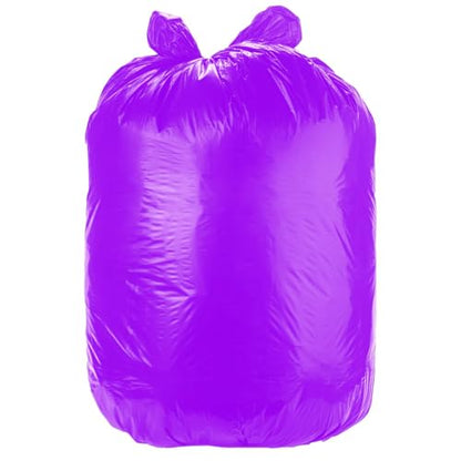 Ultrasac Heavy Duty 55 Gallon Purple Trash Bags - (Value 200 Pack) - 1.5 MIL equivalent Industrial Strength Plastic 37" x 54" for 50-55 Gal Cans -Fits Toter, Rubbermaid Brute, Carlislie Bronco etc. - color: Purple, style: 50-55 Gal, 1.5 Mil Equiv, 200 Cou
