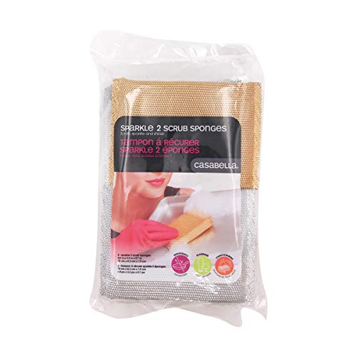 Casabella Sparkle Scrub Sponge, (Pack of 48) - size: 48-Pack