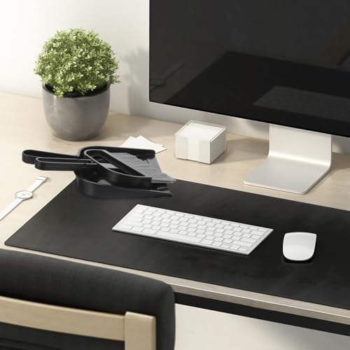 Ipetboom 2 Sets Mini Dustpan and Brush - Hand Held Broom and Dust Pan Combo Compact Nesting Design for Home Cleaning Desks Keyboard Drawers Pet Rooms Desktop Sofa Vehicle - Black 8.45x6.29x0.79in