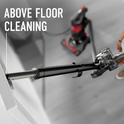 Hoover Rewind Pet Upright Bagless Vacuum Cleaner for Carpet and Hard Floors, Automatic Cord Rewind, Above Floor Cleaning Corded Vacuum Cleaners for Home Use, Gray - style: Rewind Pet