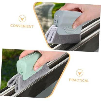 PRETYZOOM 3Pcs Window Track Cleaning Brush Set Versatile Crevice Cleaning Tools for Home Bathroom Kitchen Brushes for Sliding Door Tracks Window Grooves