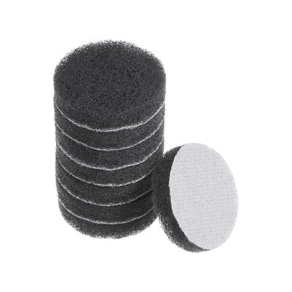 HARFINGTON 8pcs Drill Power Brush 2 inch Tile Scrubber Scouring Pads 800-1000 Grit for Bathroom Kitchen Household Cleaning - color: Grey, size: 800-1000 Grit