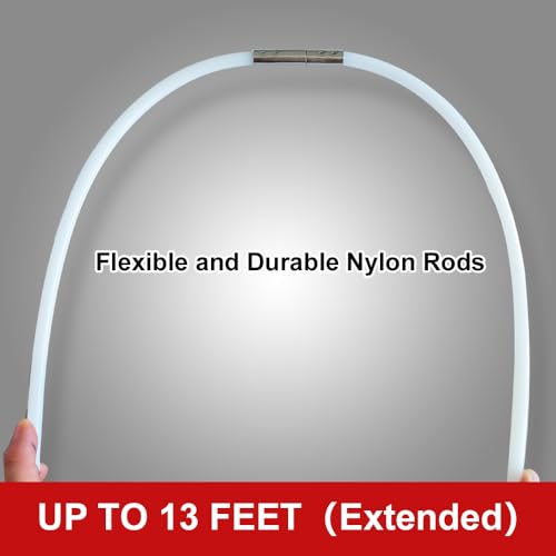 Particle Furnace Cleaning Brush, 100/150mm Brush,Chimney Brush,Dryer Vent Cleaner Kit,Flexible Rods,Up to 13FEET(9Pcs Rods+1Pcs 4" Brush) - color: 9pcs Rods+1pcs 4" Brush