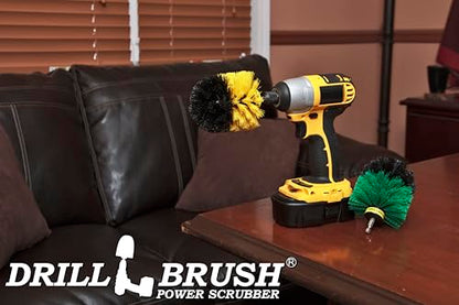 Kitchen Accessories - Pots and Pans Set - Spin Brush Kit - Grout Cleaner - Cleaning Supplies - Bathroom Accessories - Soap Scum, Hard Water Stains, Mineral Deposits, Calcium Build-up, Rust Stains - color: Green / Yellow