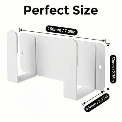 Pot Lid Rack, Wall Mounted 304 Stainless Steel Multi-Functional Storage Holder, Fits Cutting Boards, Pot Lids, Bathroom Scales, Self-Adhesive & Screw Mounting, Kitchen & Bathroom Organizer (White) - color: White