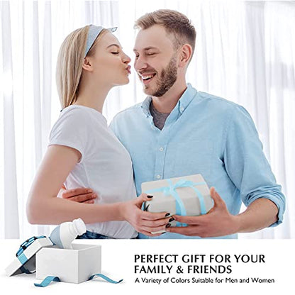 COSLUS Facial Cleansing Brush Silicone Face Scrubber: 2 in1 FBS-D Electric Exfoliating Massage Device Waterproof Deep Cleaning Exfoliation Rotating Spa Machine - Electronic Skin Care Wash Clean System - color: Blue, size: With 2 brush heads