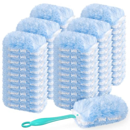 60 Count 360 Dusters Refills Compatible with Swiffer Duster with 2 Upgrade Hands - color: 60 Refills + 2 Handle