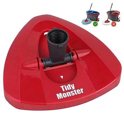 4.5inch Mop Replacement Base Part for O-Ceda RinseClean Spin Mop, Mop Head Cover, Plastic Mop Base Case Disc (Small mop Base) - color: Rinseclean Base