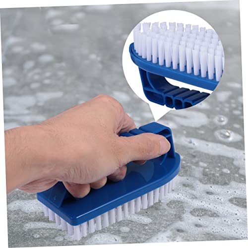 ibasenice 2pcs Heavy Duty Cleaning Brush for Sink Bathroom and Kitchen Ergonomic Handle for Easy Use Material for Performance for Scrubbing Showers and Floors
