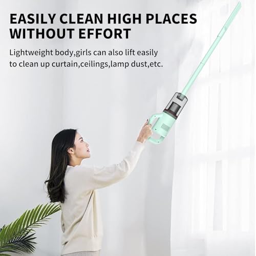 KEROMEE Cordless Vacuum Cleaner, Handheld Stick Mini Lightweight 2-in-1 Vacuum for Pet Hair Hardwood Floor Cat Litter Home Cleaning - style: Cordless