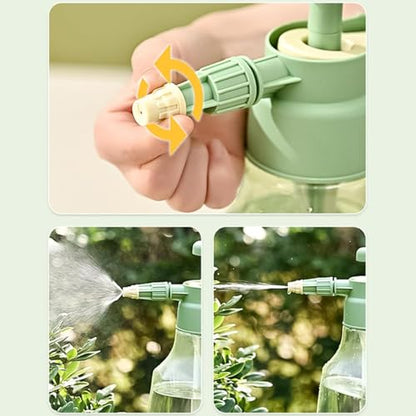 51oz Handheld Garden Pump Sprayer with Adjustable Nozzle Pressure Sprayer Hand Atomizer, Water Spray Bottle,for Home Cleaning,Garden,Car Detailing & Washing 1.2L - color: Yellow