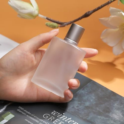 50ml/1.7 Oz Frosted Glass Spray Bottle Perfume Atomizer,Refillable Perfume Spray Bottle Perfume Bottles Empty with 3 Kinds of Perfume Dispenser (Frosted Glass 50ml) - style: Frosted Glass 50ml