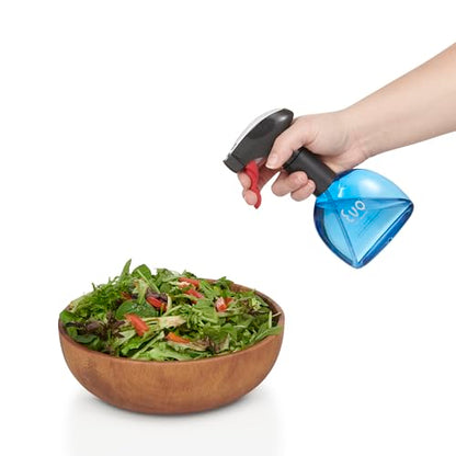 Evo Mini Oil Sprayers, Non-Aerosol for Olive Oil, Cooking Oils, and Vinegars, Blue, 8-Ounce Capacity, Set of 2 - color: Blue