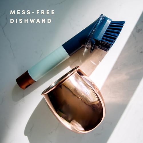 Brite by Scotch-Brite Limited Edition Mess-Free Dishwand, Sleek and Stylish Dish Brush with Soap Dispenser Handle - size: (Pack of 1)
